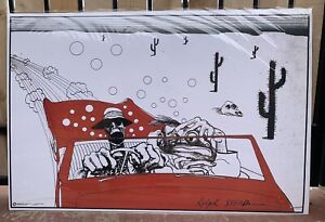 Hunter S. Thompson Fear and Loathing By Ralph Steadman 36x24 Art Print Poster