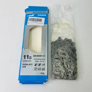 Shimano CN-HG901-11 11-speed HG-X11 Chain Dura-Ace XTR 116L NEW - Picture 1 of 5