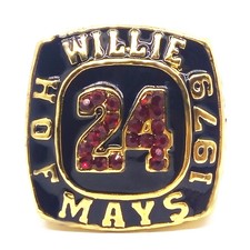 Willie Mays #6 San Francisco Giants 1979 TCMA Hall of Fame Baseball Ring