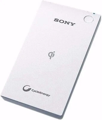 Almohadilla de carga portátil inalámbrica Sony CP-W5 con 5000 mAh para dispositivos compatibles con Qi Foto 1 de 2