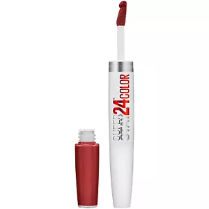 Maybelline SuperStay 24 2-Step Liquid Lipstick Makeup, Everlasting Wine, 1 kit - Picture 1 of 4