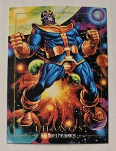 THANOS 1992 SkyBox Marvel Obras Maestras #83 Cómic Super Villano Infinity Saga - Imagen 1 de 3