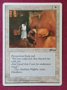 Magic The Gathering CHRONICLES REPENTANT BLACKSMITH white card MTG - Picture 1 of 2