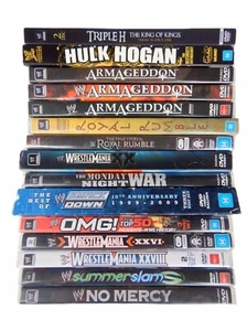 New & Used WWE WWF Wrestling DVD Bulk Bundle Lot x 15 - 29 Discs - Foto 1 di 4