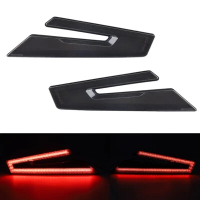 UTV LED Rear Brake Tail Lights For Polaris RZR PRO XP XP4 2020-2023 Black - Image 1 of 4