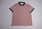 Mens LACOSTE Check Plaid Classic Polo Shirt made in France size 5