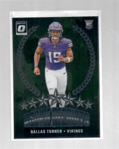 Dallas Turner 2024 Donruss Optic Rookie Recruits Rc card #14 - Picture 1 of 1