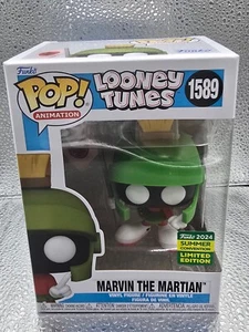 Funko Pop Looney Tunes Marvin The Martian 2024 Summer Convention #1589! - Picture 1 of 6