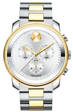 Movado 3600432 44mm Gold Saphire crystal Case with Two-Tone Silver & Gold Stainless Steel Band Men`s Wristwatch
