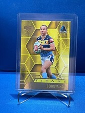 2022 NRL ELITE - MOJO - YELLOW DIAMOND GEORGIA HALE - TITANS #47/62