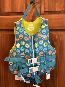 Speedo Child PFD Life Jacket Vest - Citrus Smile 33-55 Lbs. NEW - Picture 1 of 3