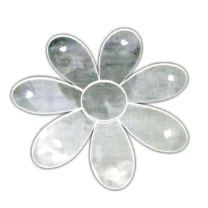 Flower Daisy Shape Wall MIRROR 42cm Home Bedroom Living Decor Decorative NEW - Picture 1 of 4