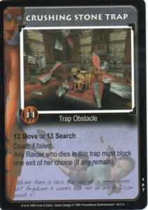Tomb Raider CCG - Crushing Stone Trap #167 Rare - Picture 1 of 1