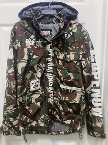 AAPE by A Bathing Ape TTNT Carnival Camo Windbreaker Jacket size XL Fits Like M. - Picture 1 of 8