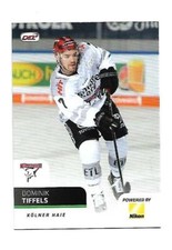 DEL Playercard 18/19 - Dominik Tiffels - Cologne Sharks #168 - Hamburg, Frankfurt