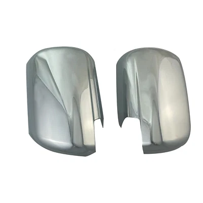 Chrome Rearview Mirror Side Lid Cover Trim For 2006-2014 Suzuki Grand Vitara 2P - Imagem 1 de 2