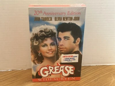 20th Anniversay GREASE WIDESCREEN VHS SEALED LIMTED EDITION W/ CD & SCRIPT - Image 1 of 4