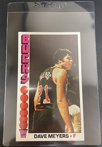 1969 Topps Basketball DAVE MEYERS Jumbo Oversized Card #122 Milwaukee Bucks