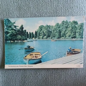 Postkarte The Bating Lake Rouken Glen Glasgow G.0507 Old NEW Stock - Bild 1 von 2