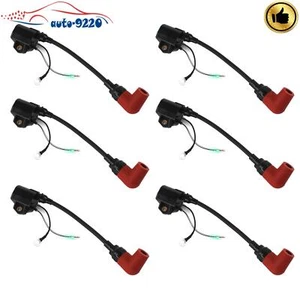 6X Ignition SET 6R3-85570-01 00 for Yamaha Outboard 100HP 175 200 225HP 2 Storke - Picture 1 of 11