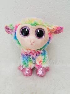 Ty Beanie Boos Daffodil Sheep Lamb Multi Color Plush Stuffed Animal Toy Gift... - Picture 1 of 8