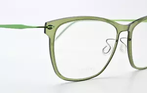 LINDBERG Brille now 6525 50-16 T803 140 C11 95 Olive Grün Hellgrün Satin Titan M - Bild 1 von 12