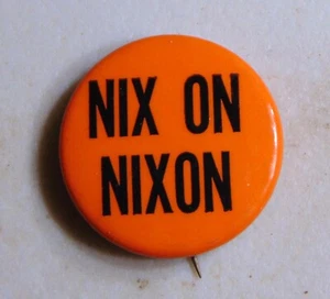 Richard Nixon Ursache Kampagne Pin Button Politisch - Bild 1 von 2