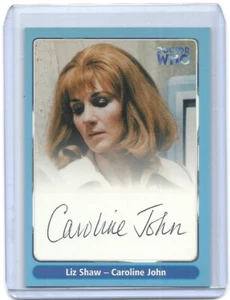 2000 Strictly Ink Doctor Dr. Who Liz Shaw Caroline John autógrafo tarjeta automática #A10 - Imagen 1 de 2