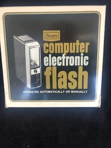 Vintage Sears Computer Electronic Camera Flash Automatic & Manual 38006. - Picture 1 of 8