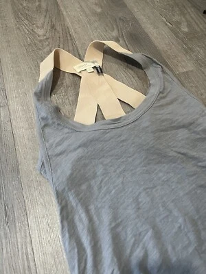 Elizabeth and James Women Gray Tank Bandage  Racerback Blouse Sz Small - Image 1 of 4