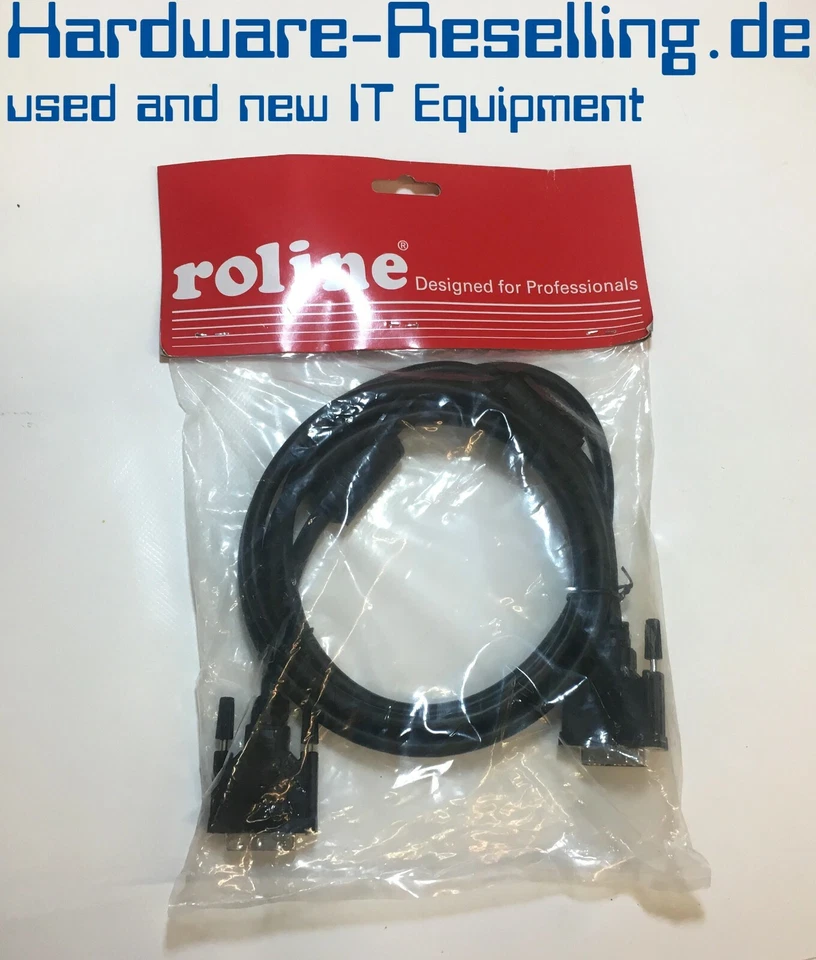 roline DVI-D Kabel single link 18+1 polig 2m  NEU OVP - Bild 1 von 1