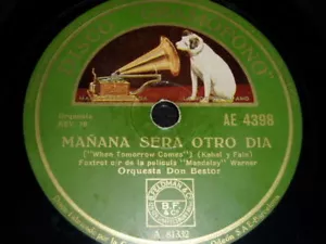 JAZZ 78 rpm RECORD Spain ORQUESTA DON BESTOR / DUCHIN - Imagen 1 de 1