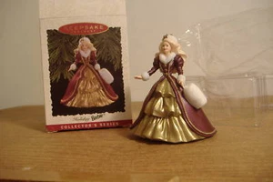~HOLIDAY BARBIE~HALLMARK ORNAMENT~FOURTH IN SERIES~1996 - Picture 1 of 1