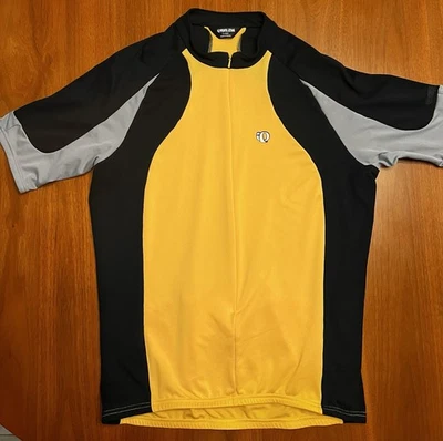 Jersey de ciclismo para hombre Pearl Izumi XLarge amarillo/negro poliéster manga corta Foto 1 de 4