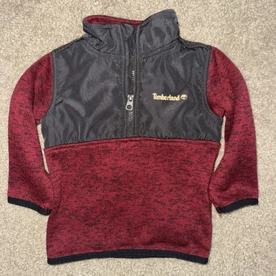 Timberland Fleece Coat Jacket Size Activewear Outdoors Hiking Play 12 Months Zip - Image 1 of 4
