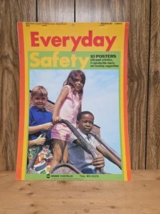 Vintage 70s Everyday Safety Classroom Instructor Curriculum Materials Posters - Picture 1 of 7