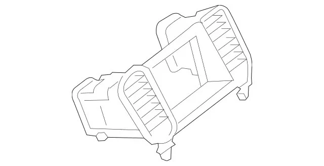 Ventilación de aire original Mercedes-Benz 166-830-61-01-2A17 Foto 1 de 1