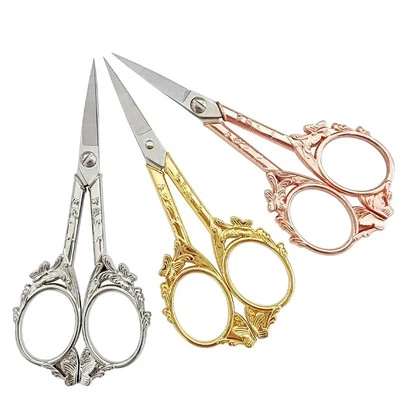 New Vintage Sewing Scissors,Stainless Steel Butterfly Scissors,Sewing Tools - Image 1 of 4