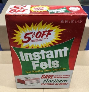 Instant Fels Naptha Seife Granulat 1,25 Pfund Vintage Wäsche Purex volle Box - Bild 1 von 5