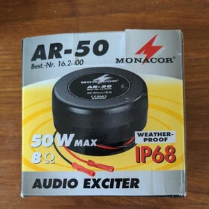 Monacor AR-50 Weatherproof, Audio Exciter, Loudspeaker, 8ohm IP68 rated - Picture 1 of 2