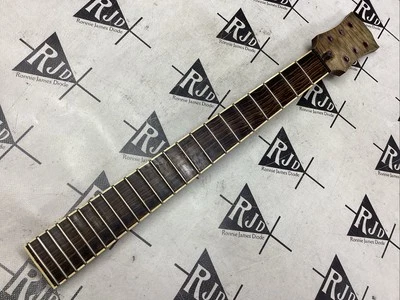 Cuello de guitarra eléctrica Warmoth Tiltback encuadernado exótico Gibson conversión Fatback Foto 1 de 4