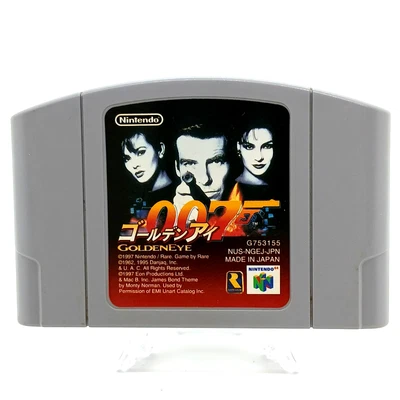 007 GOLDEN EYE Nintendo 64 Cartridge Only Japan - Image 1 of 3