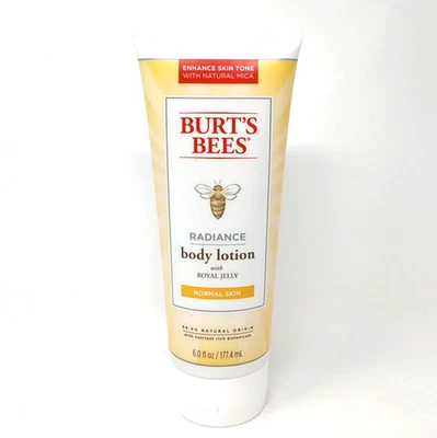 Burt's Bees Radiance Body Lotion with Royal Jelly Normal Skin 6oz, Sealed - Image 1 of 3