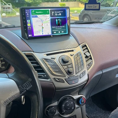 Radio GPS estéreo de coche 64G para Ford Fiesta 2009-2014 Apple CarPlay WIFI Android 15 Foto 1 de 4