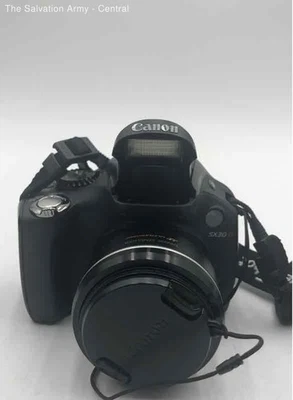 Canon PowerShot SX30 IS 14.1 MP Built-In Flash Compact Digital Camera With Bag - Image 1 of 4