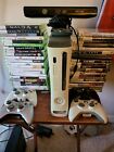 Xbox 360 Bundle, 4 Controllers,2 Charger,2 -60gbhd ,cables,3 Kinetic & 42 Games 