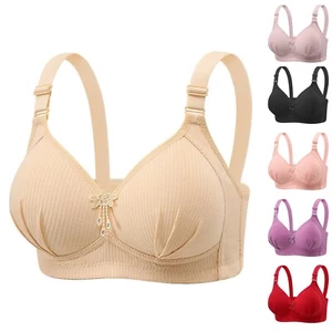 Damen dünne Unterwäsche Damen BH ohne Bügel Push Up BH für Senioren/Mittelalter - Bild 1 von 14
