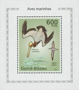 Sea Birds Puffinus Puffinus Mini Sov. Sheet MNH - Picture 1 of 2