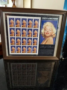 Marilyn Monroe Legends of Hollywood Framed USPS Stamps - Picture 1 of 1