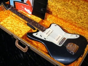 Fender CS Japan Limited 62 Jazzmaster Journeyman Relic Dark Lake Placid Blue MOD - Picture 1 of 8
